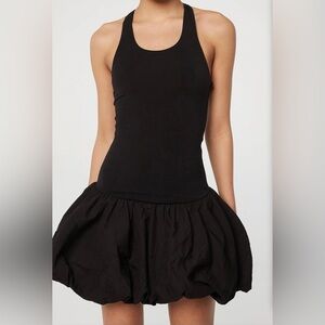 NWOT Elegant Black Sleeveless Dress